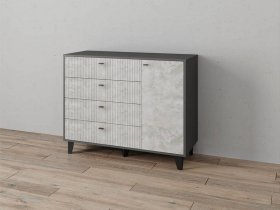 Комод «Катрин-13» (графит/мальта) в Оби - ob.mebel-nsk.ru | фото