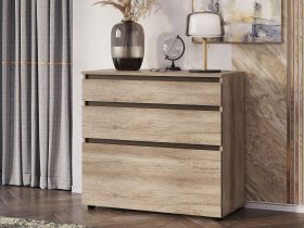 Комод КМ-01 Энигма (венге/дуб каньон) в Оби - ob.mebel-nsk.ru | фото