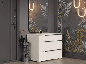 Комод с 3 ящиками Айри КМ-001 (кашемир) в Оби - ob.mebel-nsk.ru | фото