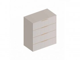 Комод с 4 ящ. «Тефия» (тефия/софт сантьяго) в Оби - ob.mebel-nsk.ru | фото