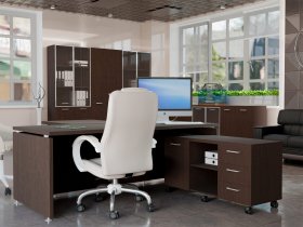 Комплект офисной мебели Президент-ПРО в Оби - ob.mebel-nsk.ru | фото