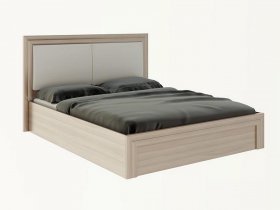 Кровать двуспальная с подъем. мех. 1,6м  Глэдис М32 в Оби - ob.mebel-nsk.ru | фото
