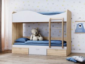 Кровать детская двухъярусная Кр-5 в Оби - ob.mebel-nsk.ru | фото