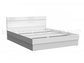 Кровать двуспальная 1,4 м Челси (белый) в Оби - ob.mebel-nsk.ru | фото