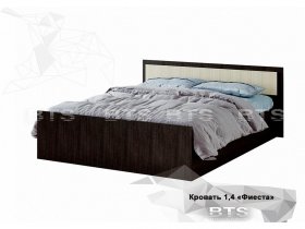 Кровать двуспальная 1,4м Фиеста (BTS) в Оби - ob.mebel-nsk.ru | фото