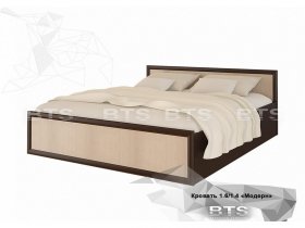 Кровать двуспальная 1,4м Модерн (BTS) в Оби - ob.mebel-nsk.ru | фото