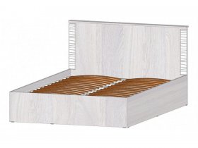 Кровать двуспальная с подъем. мех. 1,4 м Ривьера в Оби - ob.mebel-nsk.ru | фото