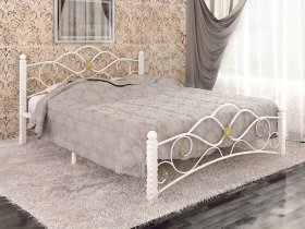 Кровать двуспальная Гарда-3 на металлокаркасе 1,4 м в Оби - ob.mebel-nsk.ru | фото