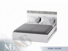 Кровать двуспальная Инстайл КР-04 в Оби - ob.mebel-nsk.ru | фото