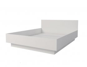 Кровать двуспальная Мебелевс 1,6 м (белый) в Оби - ob.mebel-nsk.ru | фото