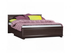 Кровать двуспальная с подъемным механизмом Верди СБ-1463/1 в Оби - ob.mebel-nsk.ru | фото