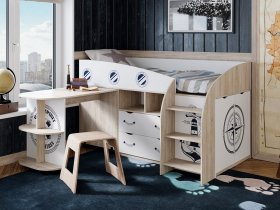 Кровать комбинированная «Немо» в Оби - ob.mebel-nsk.ru | фото