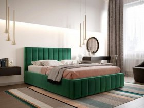 Кровать мягкая 1,4 Вена стандарт, вар.1 в Оби - ob.mebel-nsk.ru | фото