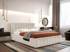 Кровать мягкая 1,4 Вена стандарт, вар.2 в Оби - ob.mebel-nsk.ru | фото