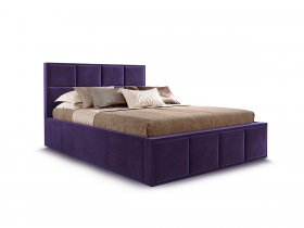 Кровать мягкая 1,6 Октавия стандарт, вар.3 в Оби - ob.mebel-nsk.ru | фото