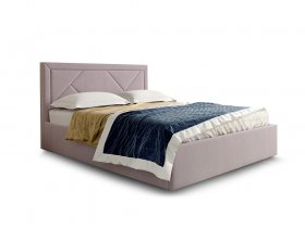 Кровать мягкая 1,6 Сиеста стандарт, вар.1 в Оби - ob.mebel-nsk.ru | фото