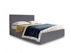 Кровать мягкая 1,6 Сиеста стандарт, вар.3 в Оби - ob.mebel-nsk.ru | фото