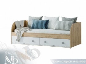 Кровать с ящиками Тренд КР-01 в Оби - ob.mebel-nsk.ru | фото