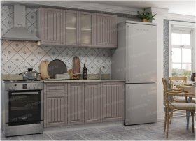 Кухонный гарнитур Хозяюшка 1,5 м (МФ) в Оби - ob.mebel-nsk.ru | фото