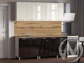 Кухонный гарнитур Нора 2.0м (столешница 26мм) в Оби - ob.mebel-nsk.ru | фото