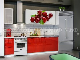 Кухонный гарнитур Вишня в Оби - ob.mebel-nsk.ru | фото