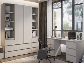 Модульная детская Люмо (кашемир) в Оби - ob.mebel-nsk.ru | фото