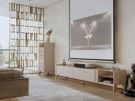 Модульная гостиная Одетта (дуб эндгрей/меланж) в Оби - ob.mebel-nsk.ru | фото