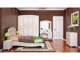 Модульная спальня Каролина в Оби - ob.mebel-nsk.ru | фото