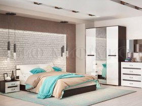 Модульная спальня Ким в Оби - ob.mebel-nsk.ru | фото