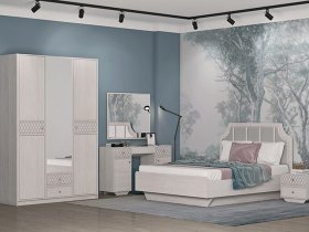 Модульная спальня Лоренцо в Оби - ob.mebel-nsk.ru | фото