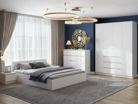Модульная спальня Ницца в Оби - ob.mebel-nsk.ru | фото