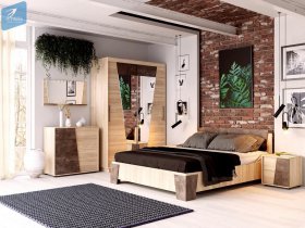 Модульная спальня Санремо в Оби - ob.mebel-nsk.ru | фото