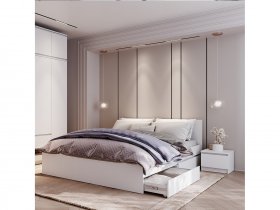 Модульная спальня Симпл в Оби - ob.mebel-nsk.ru | фото
