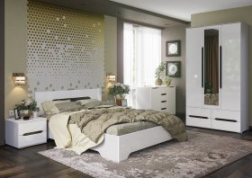 Модульная спальня Валирия в Оби - ob.mebel-nsk.ru | фото
