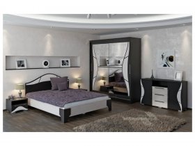 Модульная спальня Верона (Линаура) в Оби - ob.mebel-nsk.ru | фото