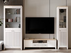 Модульная стенка Валенсия в Оби - ob.mebel-nsk.ru | фото
