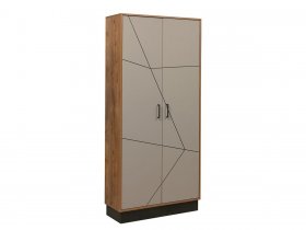 Шкаф двухстворчатый комбинированный для одежды Гамма  54.14 в Оби - ob.mebel-nsk.ru | фото