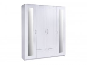 Шкаф комби 4 двери и 1 ящик Сириус в Оби - ob.mebel-nsk.ru | фото