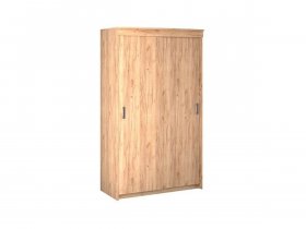 Шкаф-купе двухдверный Ирина Шк013.1 (дуб крафт золотой) в Оби - ob.mebel-nsk.ru | фото