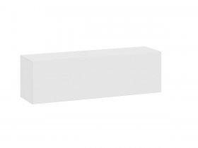 Шкаф навесной «Денвер» (белый текстурный) в Оби - ob.mebel-nsk.ru | фото
