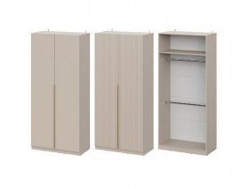 Шкаф ШК-100 Эккервуд (меланж) в Оби - ob.mebel-nsk.ru | фото