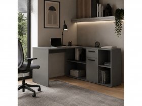 Стол письменный Лайт 03.245 (темно-серый) в Оби - ob.mebel-nsk.ru | фото