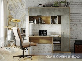 Стол письменный  Техно в Оби - ob.mebel-nsk.ru | фото