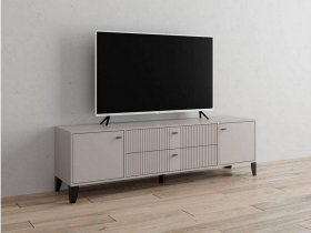 Тумба под ТВ Парус-10 (кашемир/сантьяго софт) в Оби - ob.mebel-nsk.ru | фото